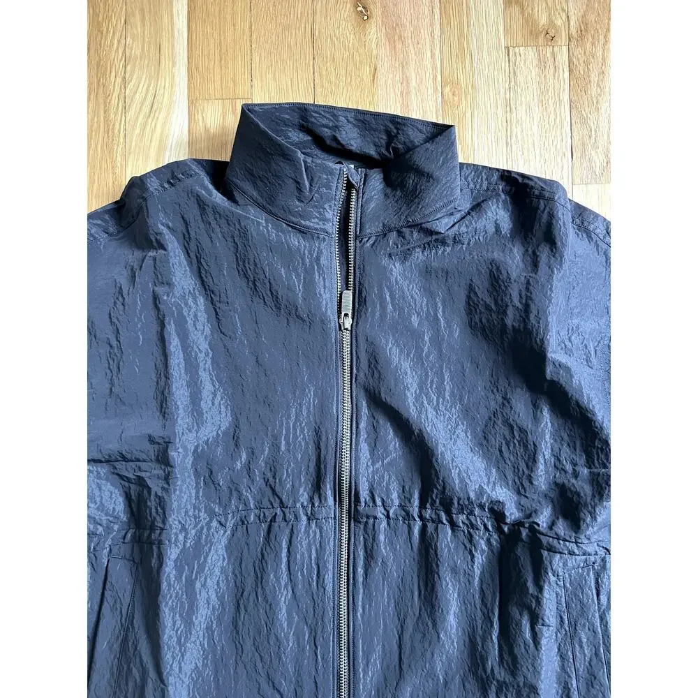 Lululemon Black Crinkle Nylon Cinchable Jacket Ruched Outdoor Drama NEW (size S) - Picture 5 of 14
